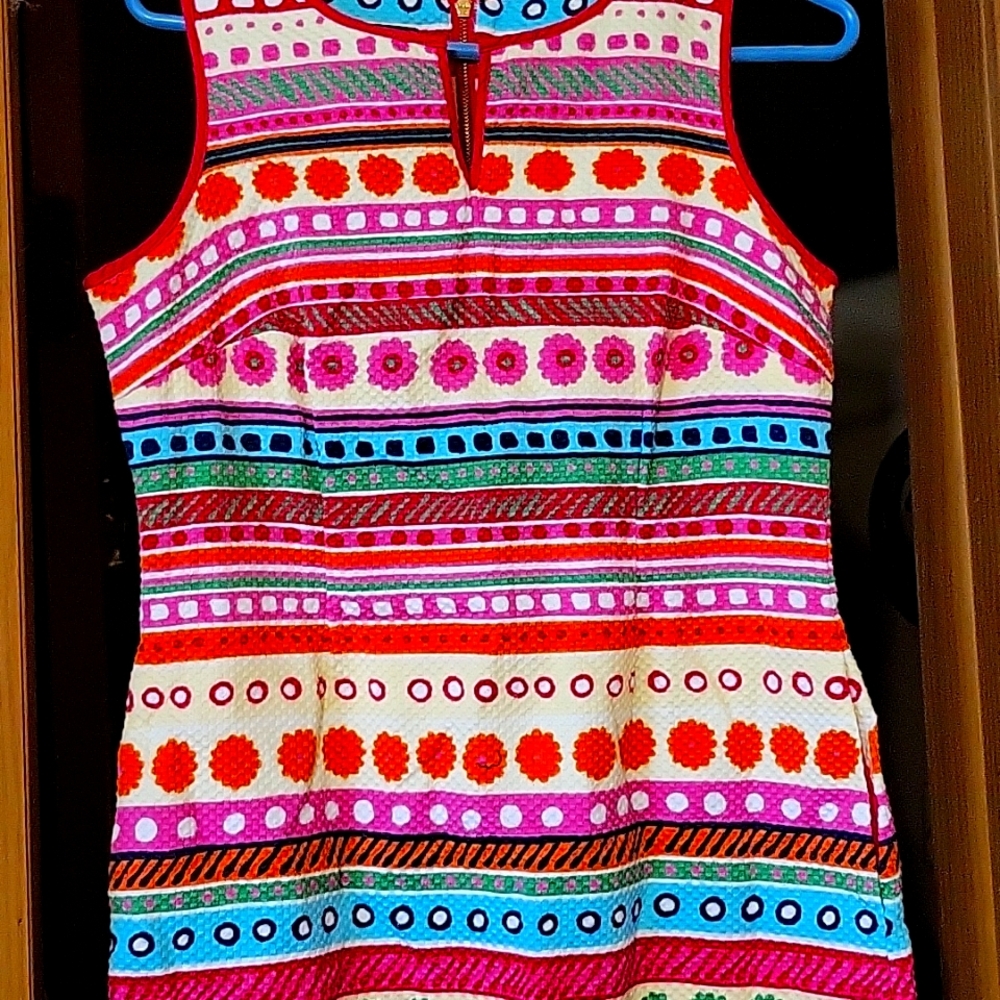 Talbots Multicolor Striped Dress